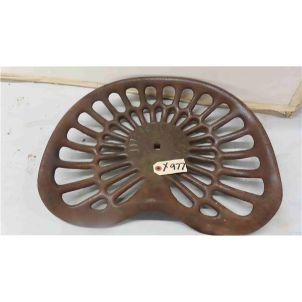 Deering Cast Implement Seat