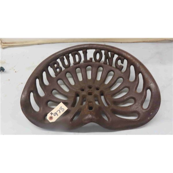 Budlong Cast Implement Seat