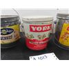 Image 3 : 3 Peanut Butter Tins - 5 lb : York, Sunshine, Teddie