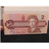 Image 2 : 1986 Canada Uncirculated $2 Bill