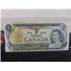 Image 2 : (2) 1973 Canada $1 Bills Uncirculated  & Sequential Serial