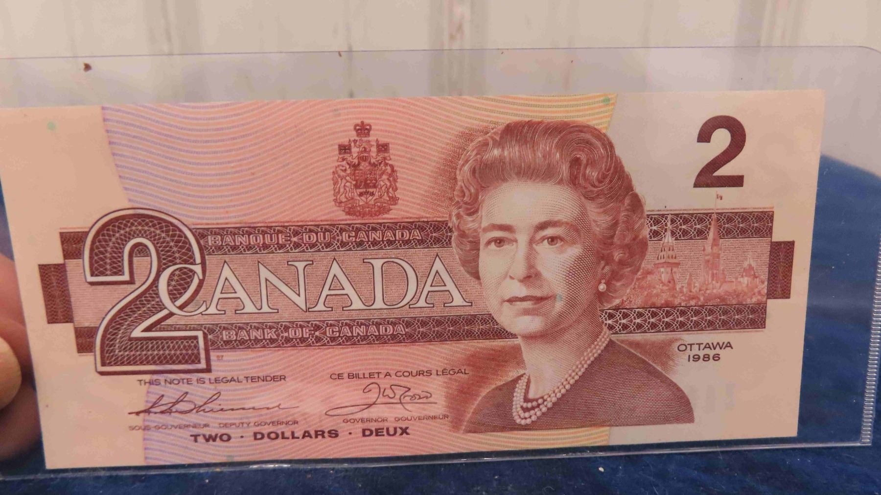 1986 Canada $2 Bill Uncirculated - McSherry Auction Service Ltd.