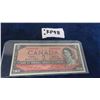 Image 1 : 1954 Canada $2 Bill Uncirculated Serial# 4840089