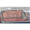 Image 2 : 1954 Canada $2 Bill Uncirculated Serial# 4840089