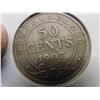 Image 3 : 1907 Newfoundland Silver 50 Cent Coin