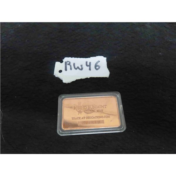 1 OZ Copper Bar 