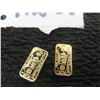 Image 3 : (4) 1 Gram Gold Plated Bars