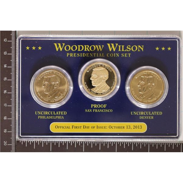 2013-P/D/S PRESIDENTIAL DOLLAR COIN SET: