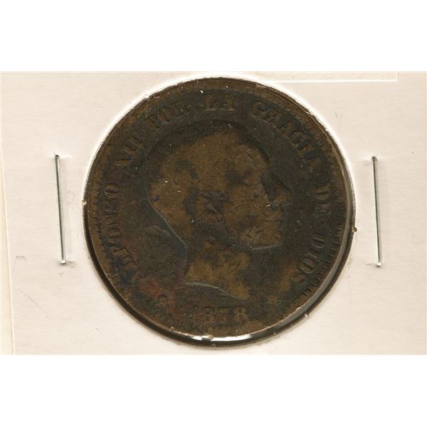 1878 SPAIN 10 CENTIMOS