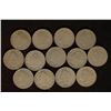 Image 1 : 13 LIBERTY "V" NICKELS 1900-1912 ONE OF EACH