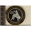 Image 1 : SILVER CASINO $10 TOKEN (UNC). RENO HILTON HOTEL,