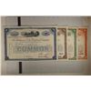 Image 3 : 4 ASSORTED VINTAGE STOCK CERTIFICATES BALTIMORE &