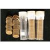 Image 1 : 3 SOLID DATE ROLLS OF LINCOLN WHEAT CENTS: 1950,