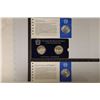 Image 1 : 2-STERLING SILVER PROOF ROUNDS BICENTENNIAL