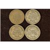 Image 2 : 1907, 09, 11 & 1913 SILVER BARBER DIMES
