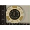 Image 1 : $1 PALACE STATION BIMETAL CASINO CHIP.  LAS VEGAS,