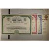 Image 1 : 4 VINTAGE STOCK CERTIFICATES: 1967 E.J. KORVETTE,