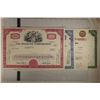 Image 2 : 4 VINTAGE STOCK CERTIFICATES: 1967 E.J. KORVETTE,