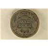 Image 2 : SEMI-KEY 1913-S SILVER BARBER DIME SOLID GOOD