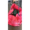 Image 1 : 3 PIECE PRE LIT CHRISTMAS TREE IN STORAGE BAG W/ STAND