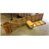 Image 1 : 2 WOODEN SLEDS, 4FT AND 8FT