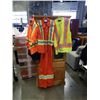 Image 1 : HIGH VIS COVERALLS SIZE MEDIUM, 2XL JACKET, AND 4X VEST