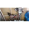 Image 2 : 2 PLYWOOD PAINTED REINDEER AND CHIPMUNK CUT OUTS