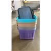 Image 1 : LOT OF STORAGE TOTES