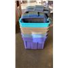 Image 2 : LOT OF STORAGE TOTES