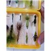 Image 10 : YELLOW AND BLUE FLY BOXES W/ 50 TROUT FLIES