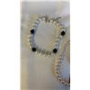 Image 2 : MALLORCA PEARLS MADE IN SPAIN -  WHITE AND BLACK CHOKER AND NECKLACE