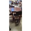 Image 2 : PUB HEIGHT DINING TABLE W/ 4 BARSTOOLS