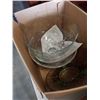 Image 2 : 3 BOXES OF DISHES - MIKASA, CORNING WARE, CRYSTAL GLASS WARE, ETC