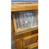 Image 3 : VINTAGE GLASS DOOR SERVING CABINET