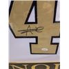 Image 8 : SIGNED AND FRAME KAMARA JERSEY W/ AUTHENTICITY CARD