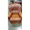 Image 3 : LEATHER ARM CHAIR