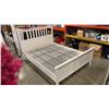 Image 1 : WHITE IKEA QUEENSIZE BEDFRAME