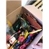 Image 9 : 2 BOXES OF ESTATE GOODS - GRANVILLE ISLANDMUGS, A&W GLASSES, VINTAGE CAMPING SAW, AND TOYS