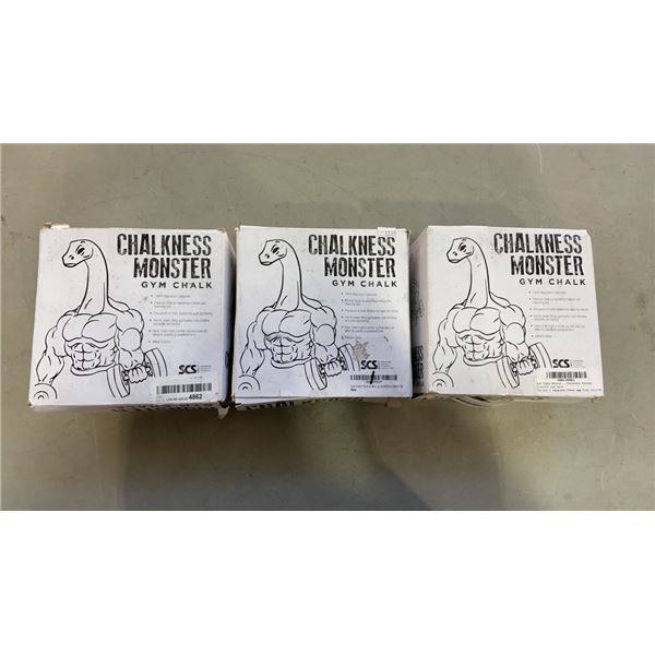 3 BOXES CHALKNESS MONSTER GYM CHALK