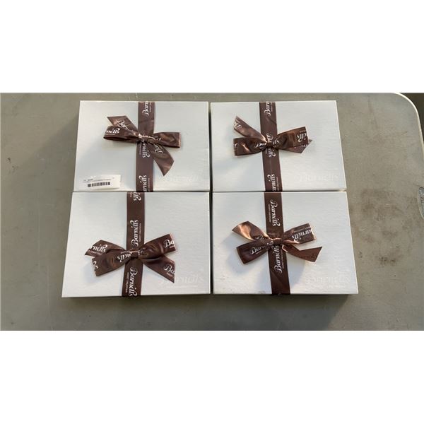 4 BOXES OF SEALED BARNETTS SWEET CREATIONS CHOCOLATE COVERED COOKIES GIFT BOXES