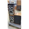 Image 1 : PAIR OF SANSUI S45C SPEAKERS AND STR SPEAKER