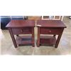 Image 1 : PAIR OF AUTUMN PARK SINGLE DRAWER NIGHT STANDS