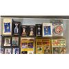 Image 3 : LOT OF HOCKEY AND FOOTBALL COLLECTIBLES, CASED CARDS SETS, TROPHIE ETC