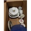 Image 2 : 2 BOXES OF ASSORTED CHINA ,TABLEWARE AND KITCHEN ITEMS