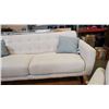 Image 8 : AS NEW MAZIN FURNITURE 3 PC MODERN SOFA, LOVESEAT AND CHAIR W/ THROW PILLOWS