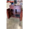 Image 2 : CAMPAIGN BAR WITH ONE DRAWER, 2 DOORS AND STORAGE TOP, GOOD CONDITION