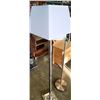 Image 3 : 2 STAINLESS FLOOR LAMPS W/ SHADES