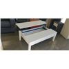 Image 2 : WHITE COFFEE TABLE WITH LIFT TOP SOFT CLOSE