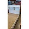 Image 2 : WHITE SINGLE PLATFORM BEDFRAME WITH DRAWERS