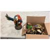 Image 1 : LOT OF PARROT AND BIRD FIGURES